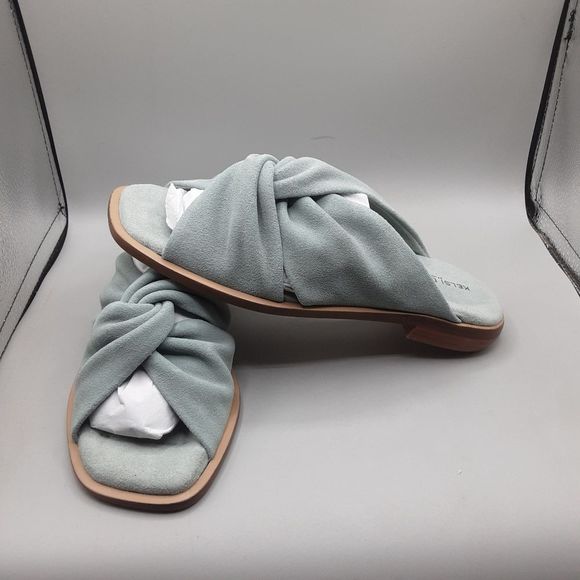 Kelsi Dagger Twist Sandals Women's 7.5M Green Tide Knot - Picture 2 of 8